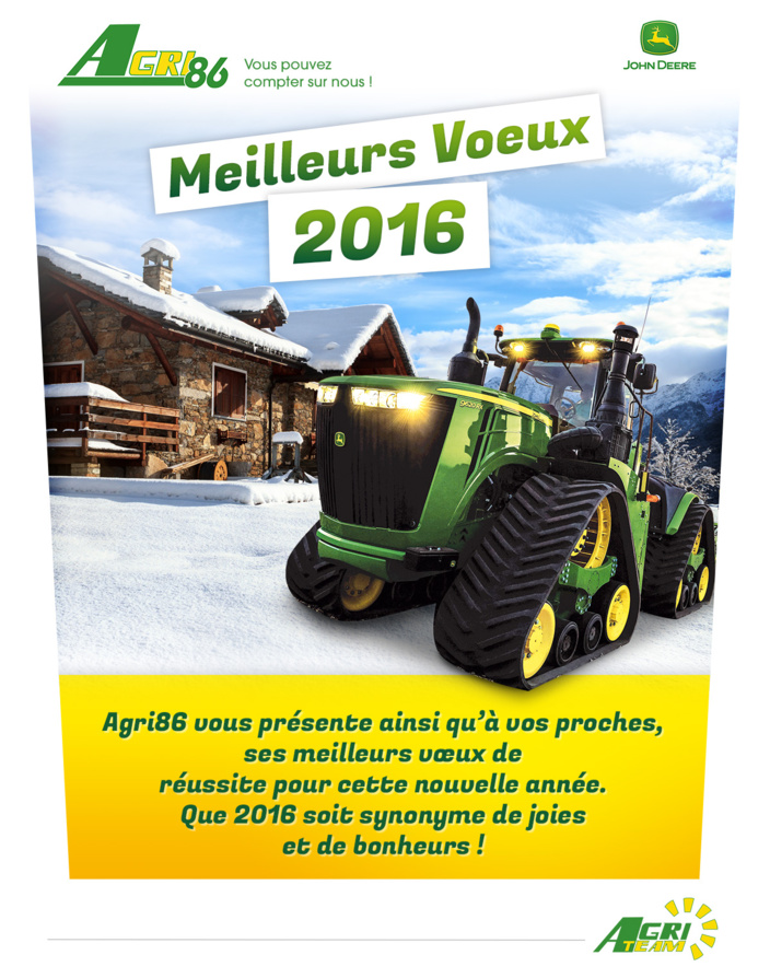 Meilleurs voeux 2016