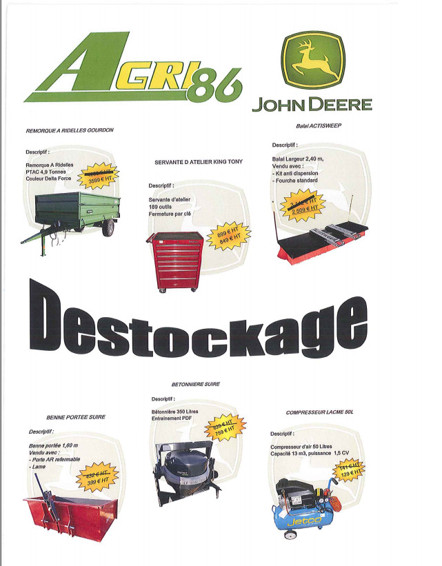 Grand destockage de mars Grand destockage de mars