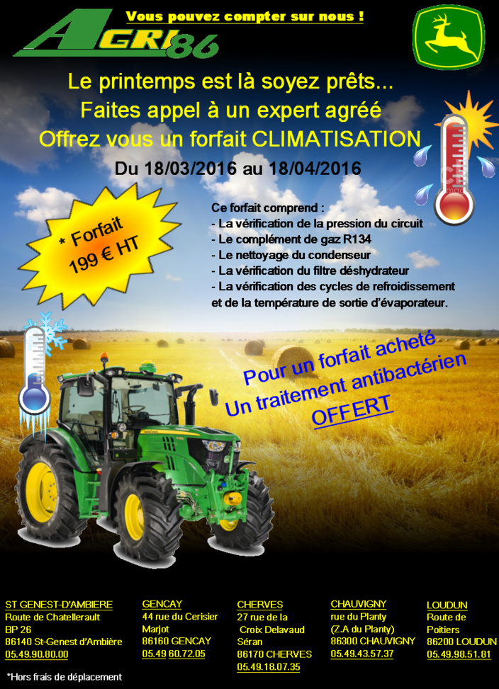 Forfait Climatisation