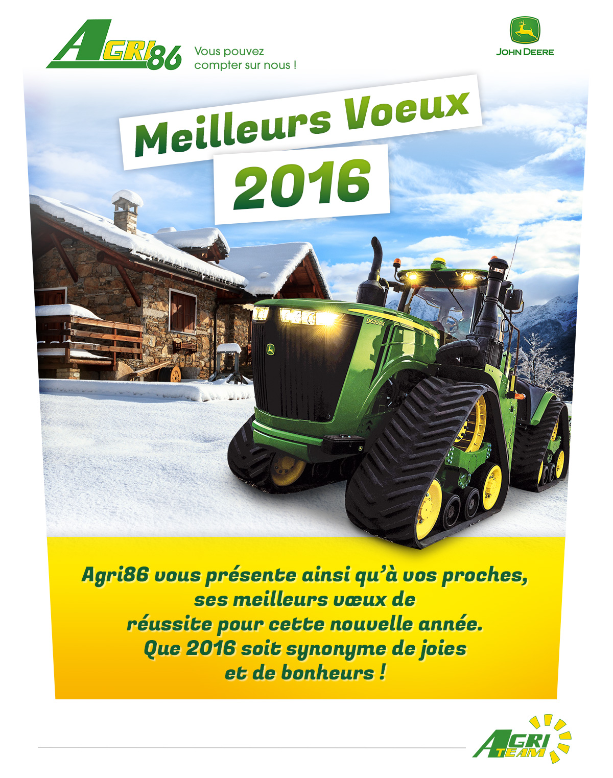 Meilleurs voeux 2016